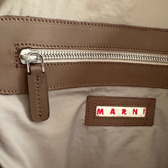 Marni Lined Canvas Tote Bag - "Marni for Miami" - Picture 6 of 15